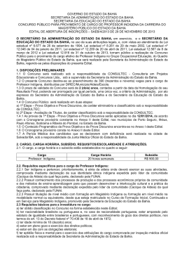 Edital - Ilh&eacute;us 24h