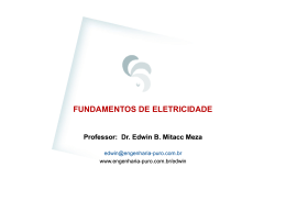 fundamentos de eletricidade - Curso de Engenharia de Produção