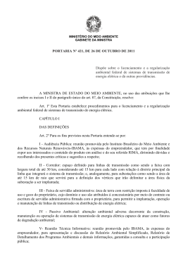 Portaria 421/2011