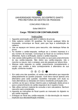 Prova - Pr&oacute;-Reitoria de Gest&atilde;o de Pessoas