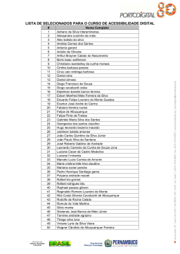 Selecionados - Porto Digital