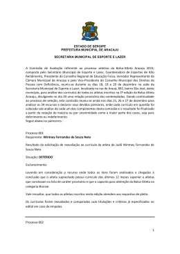 An&aacute;lise de recursos - Prefeitura de Aracaju