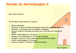 Sess&atilde;o de Aprendizagem 2