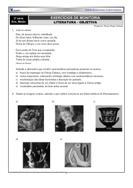 EXERC&Iacute;CIOS DE MONITORIA