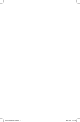 Di&aacute;logos e Obras Exortativas - Obras Completas de Arist&oacute;teles