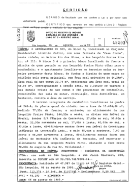 Matrícula - Freitas Leilões Online