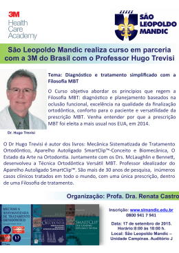 Curso Dr Trevisi na São Leopoldo Mandic - 17 de