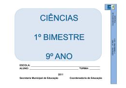 9&ordm; ano - BIO NA REDE