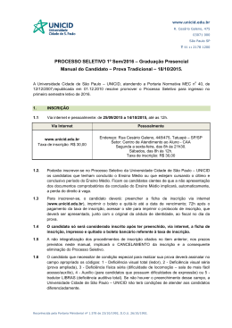 UNICID - TRADICIONAL