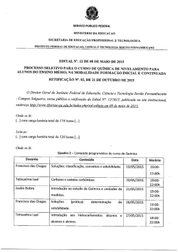 servico publico federal ministerio da educacao - IF Sert&atilde;o-PE