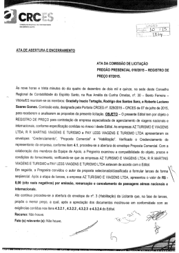 ata Pregão 10-2015 - CRC-ES