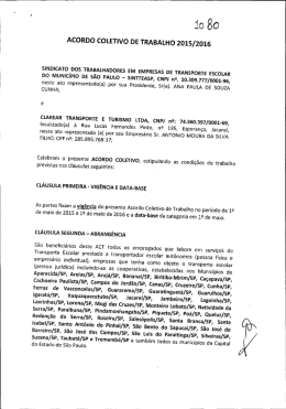 &yuml;&thorn;CLAREAR TRANSPORTE E TURISMO LTDA