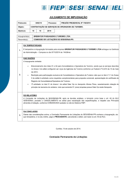 740-14 pp-contratação de serviços de operadora de turismo