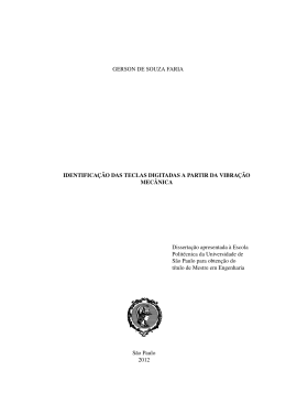 GERSON DE SOUZA FARIA IDENTIFICA&Ccedil;&Atilde;O DAS TECLAS