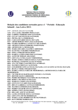 UNIVERSIDADE FEDERAL DE UBERL&Acirc;NDIA