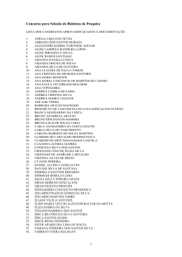 a lista - Funda&ccedil;&atilde;o Casa de Rui Barbosa