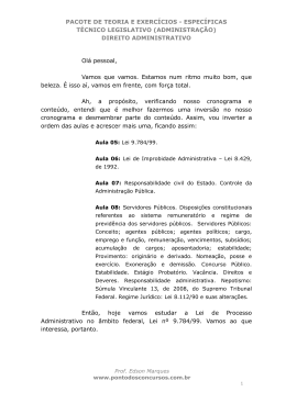 PACOTE DE TEORIA E EXERC&Iacute;CIOS