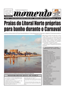 Edi&ccedil;&atilde;o 5009 s&aacute;bado, 14 de fevereiro de 2015