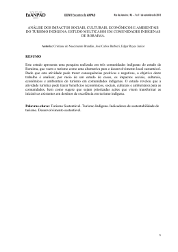 an&aacute;lise dos impactos sociais, culturais, econ&ocirc;micos