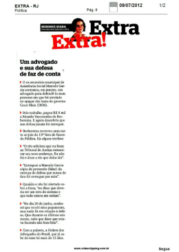 Um advogado e sua defesa de faz de conta