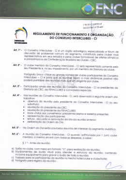 (f REGULAMENTO DE FuNcloNAMENTo E GANIzA&ccedil;Ao /U/ Do