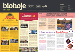 Edi&ccedil;&atilde;o 16 &ndash; 10/06/2015 - Setor de Ci&ecirc;ncias Biol&oacute;gicas