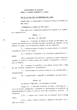 DEPARTAMTO DE EDUCA&Ccedil;&Atilde;O - Universidade de S&atilde;o Paulo