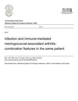 Infection and immune-mediated meningococcal