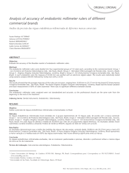 Analysis of accuracy of endodontic millimeter rulers of different