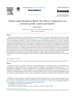 Human capital demand in Brazil: The effects of adjustment cost