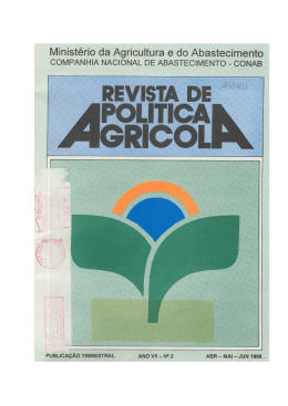 Revista de Pol&iacute;tica Agr&iacute;cola - n&ordm; 02/1998