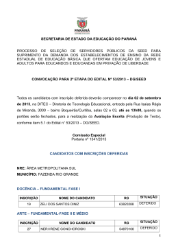 A.M. Sul - Secretaria de Estado da Educação do Paraná