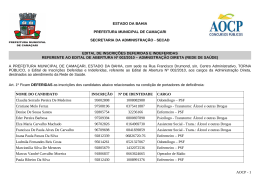 secad edital de inscrições deferidas e indef