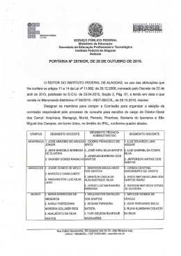 sERvIço PÚBLICO FEDERAL