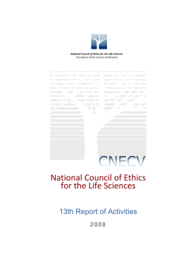 National Council of Ethics for the Life Sciences