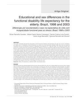 Educational and sex differences in the functional
