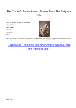 The Crime Of Father Amaro: Scenes From The Religious Life (Eca
