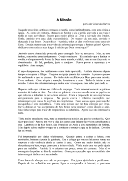 A Miss&atilde;o - santidade.net