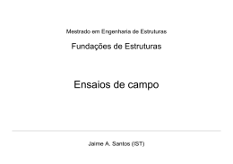 Ensaios de campo