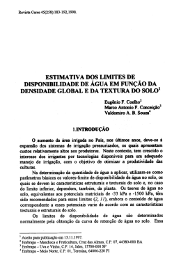 ESTIMATIVA DOs LIMITES DE - Ceres