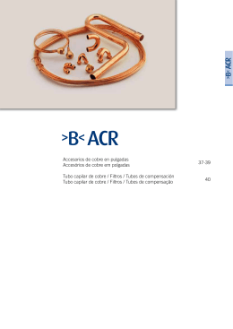 Accesorios de cobre en pulgadas Acces&oacute;rios de cobre em polgadas