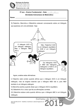 4&ordf; Atividade Extraclasse, 5&ordm; ano, semana 05