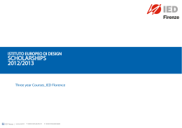 regulations - Istituto Europeo di Design