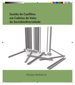 Gest&atilde;o de Conflitos em Cadeias de Valor da