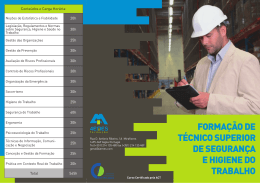 FORMA&Ccedil;&Atilde;O DE T&Eacute;CNICO SUPERIOR DE SEGURAN&Ccedil;A