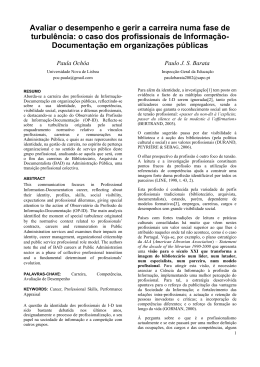 Avaliar o desempenho e gerir a carreira numa fase de