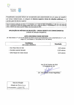 por tempo indeterminado, na categoria de técnico superior (área de