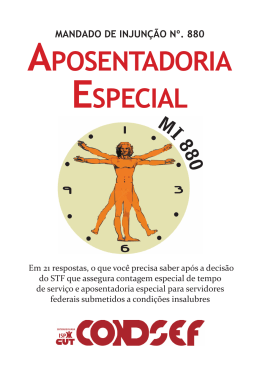 APOSENTADORIA ESPECIAL