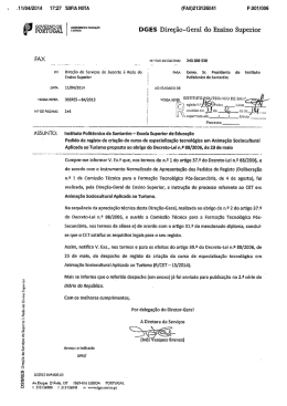 É GOVERNO DE - Instituto Politécnico de Santarém