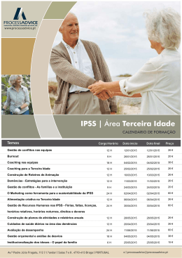 IPSS | &Aacute;rea Terceira Idade